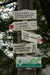 Červená a&nbsp;zelená stezka